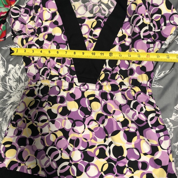 Lot of 3 XS scrub tops 2/KOI by Kathy Peterson - Picture 11 of 13
